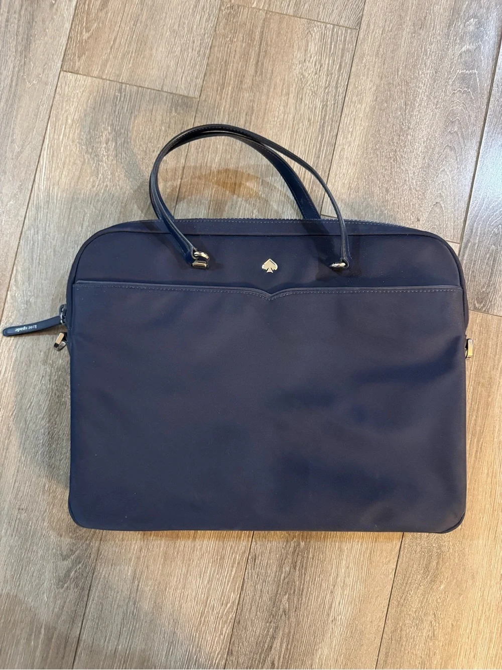 Kate Spade Navy Nylon Laptop Tote